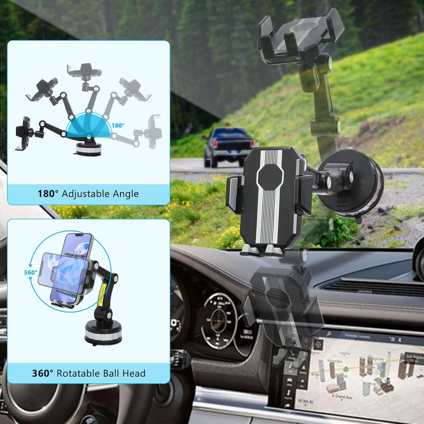 Holder360° SuperGrip : support de téléphone universel ajustable Super Grip